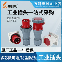 ����WEIPU��ͷ�� 125A 5о IP67 TYP975 5224 6524 475 2724 6524