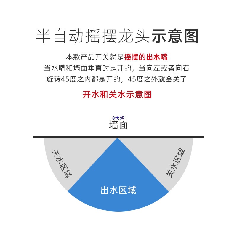 Genuine 304 Stainless Steel Semi-Automatic Swing Hotel Kitchen Stove Faucet Stove Semi-Automatic Swing Faucet