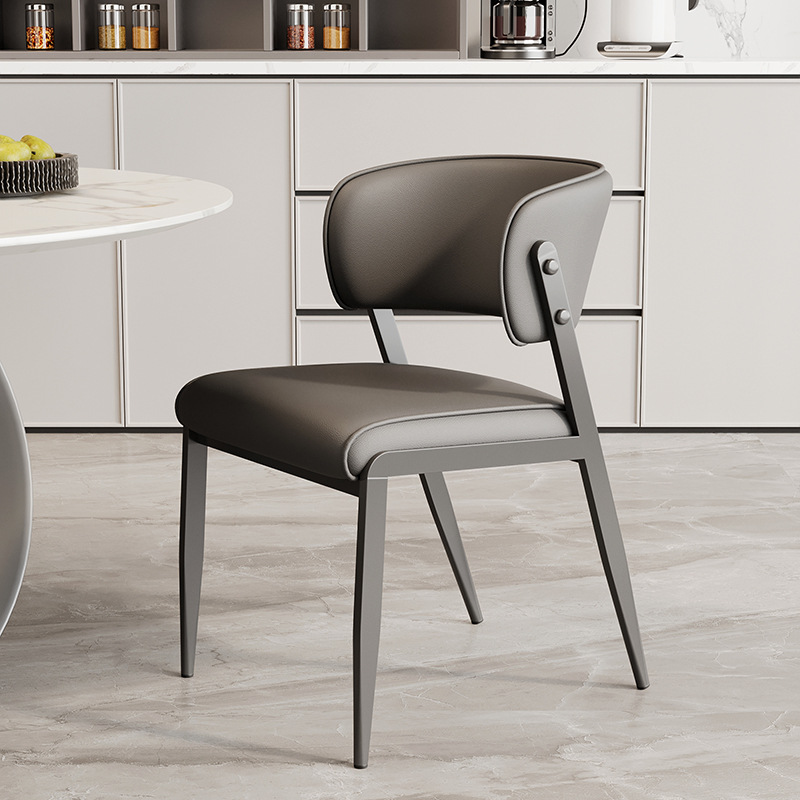 Mesas y sillas de comedor para el hogar Fábrica al por mayor Sala de estar Cocina Hotel Restaurante Silla flotante de celebridades de Internet Silla de comedor con respaldo francés italiano