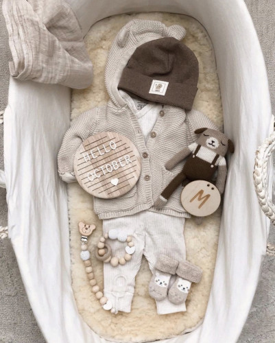 15*15cm round pure oak letter message board baby one month old photo props