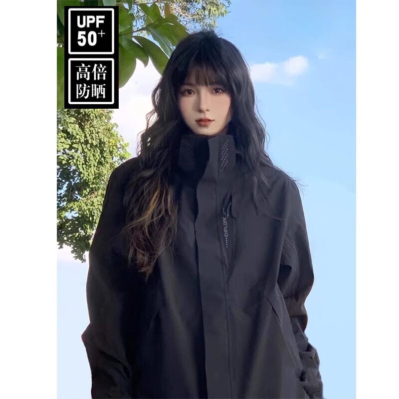 New Style Outdoor Jacket for Men and Women, Casual Versatile Windproof Waterproof Outdoor Jacket for Women