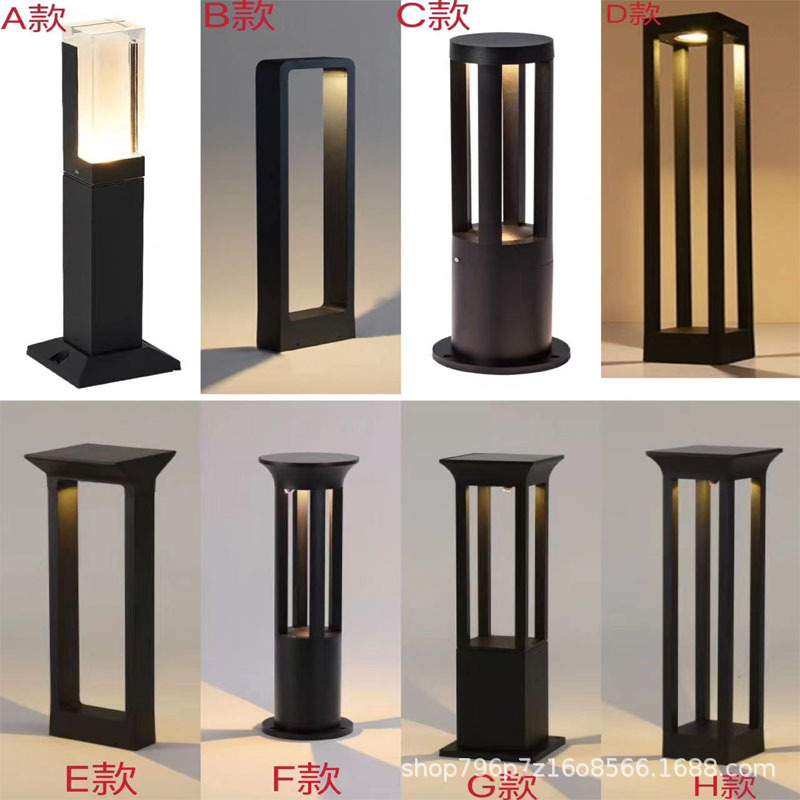 Outdoor Waterproof Round LED Community Garden Villa Courtyard Park Landscape Light Solar Lawn Light