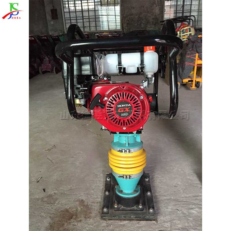 Equipo de compactación de mano para tierra de construcción compactación de cemento compactación de vibración compactación de superficie de sitio estrecho