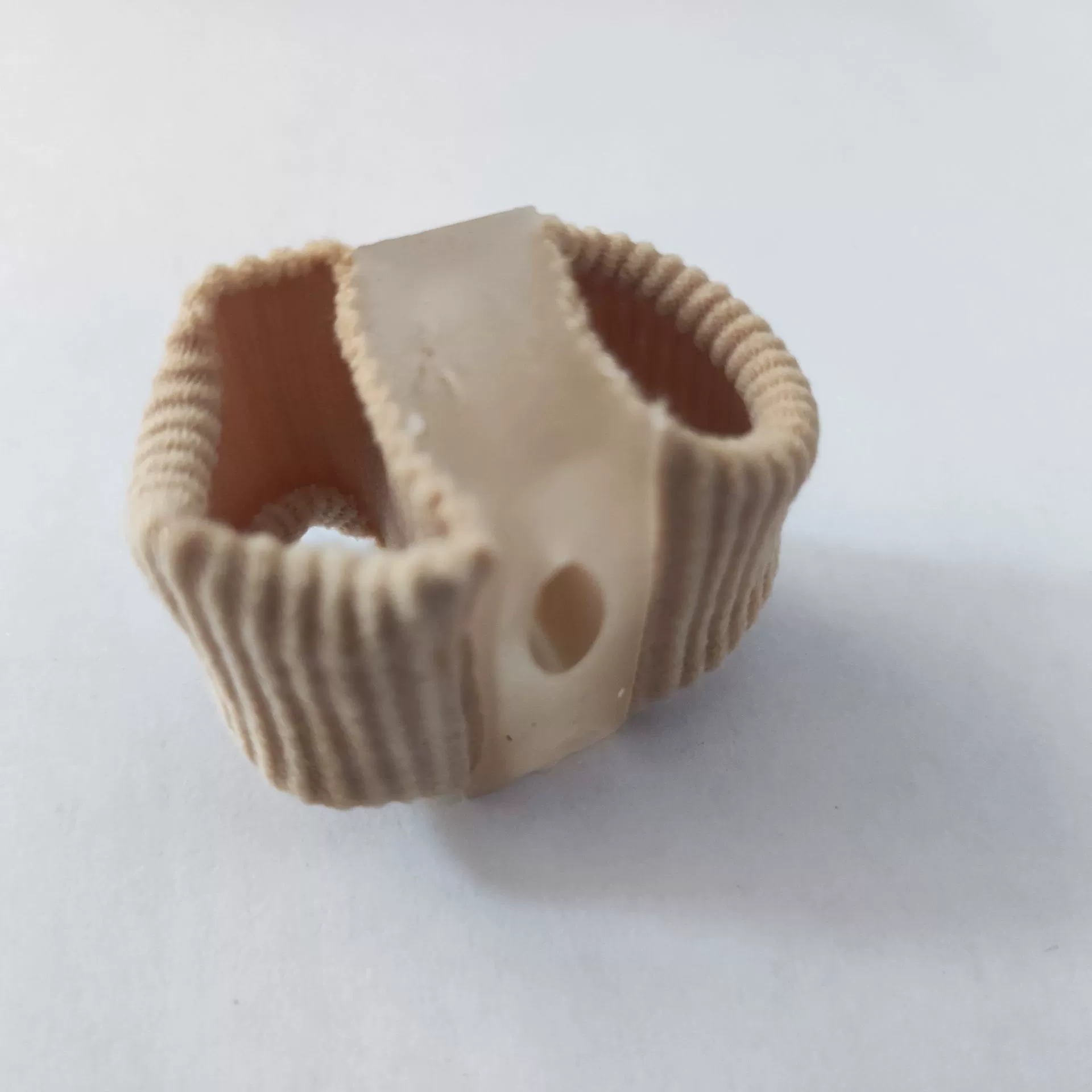 New double-hole glue block toe splitter Big thumb toe overlap separator