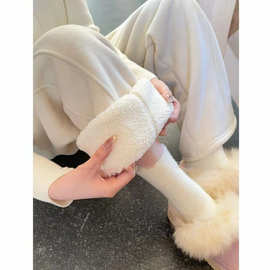 松紧腰抽绳秋冬【踩雪裤】2025新款时尚直筒显瘦休闲裤长裤百搭女