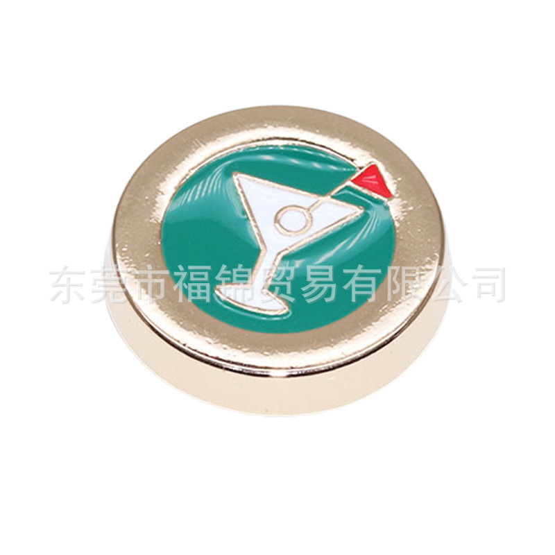 Nuevos accesorios de zapatos de hormigón, botones de zapatos de fruta metálica, accesorios de zapatos de flores del centro comercial