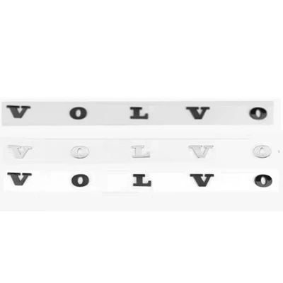 Suitable for Volvo V60S90 S80L Xc60 Xc90 Car Stickers with Volvo English Lettering on the Rear Emblem