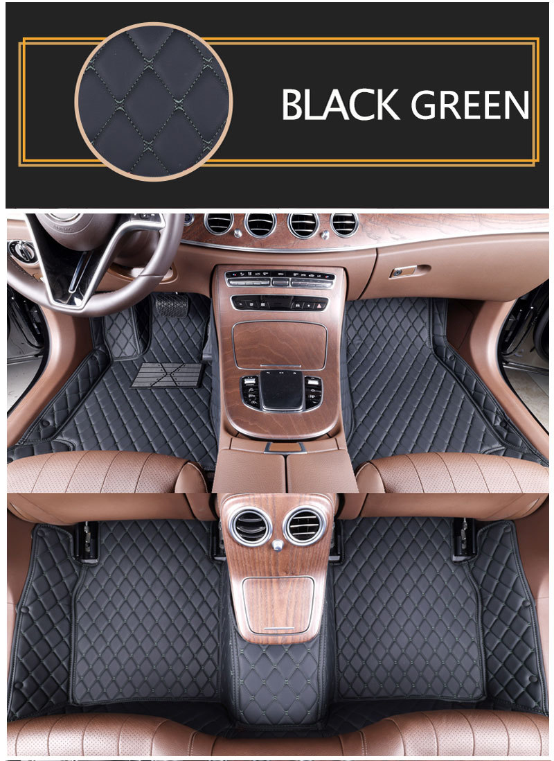 Cross-Border Full-Coverage Car Floor Mats, Left-Hand Drive Car Floor Mats, Factory Source for Custom Car-Specific Floor Mats