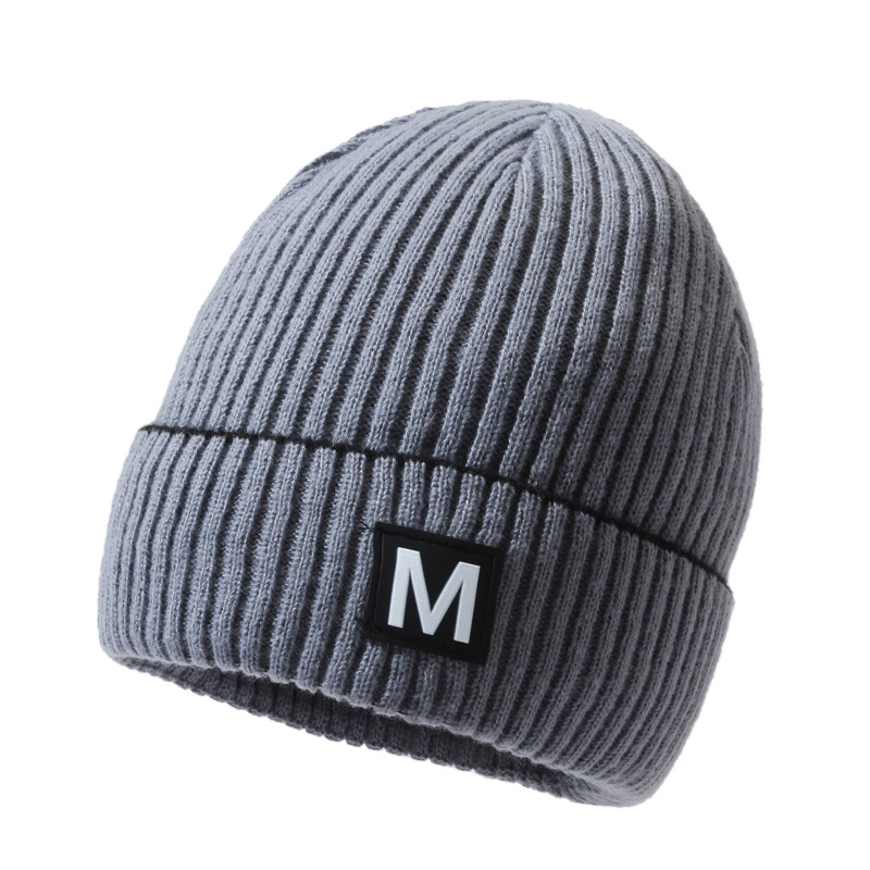 Gebreide beanie muts voor dames en heren winter wollen muts_voghion.com