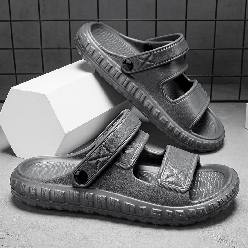 Sandalias para hombres de verano nuevas zapatillas de playa casuales simples zapatillas antideslizantes EVA zapatillas para hombres