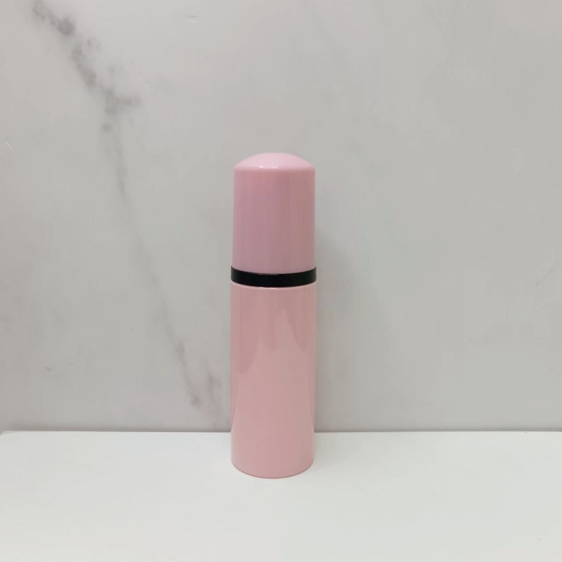 Botella espumosa de mousse rosa especial transfronteriza 60ml botella de mousse de burbuja limpia 100 ml botella de espuma PET