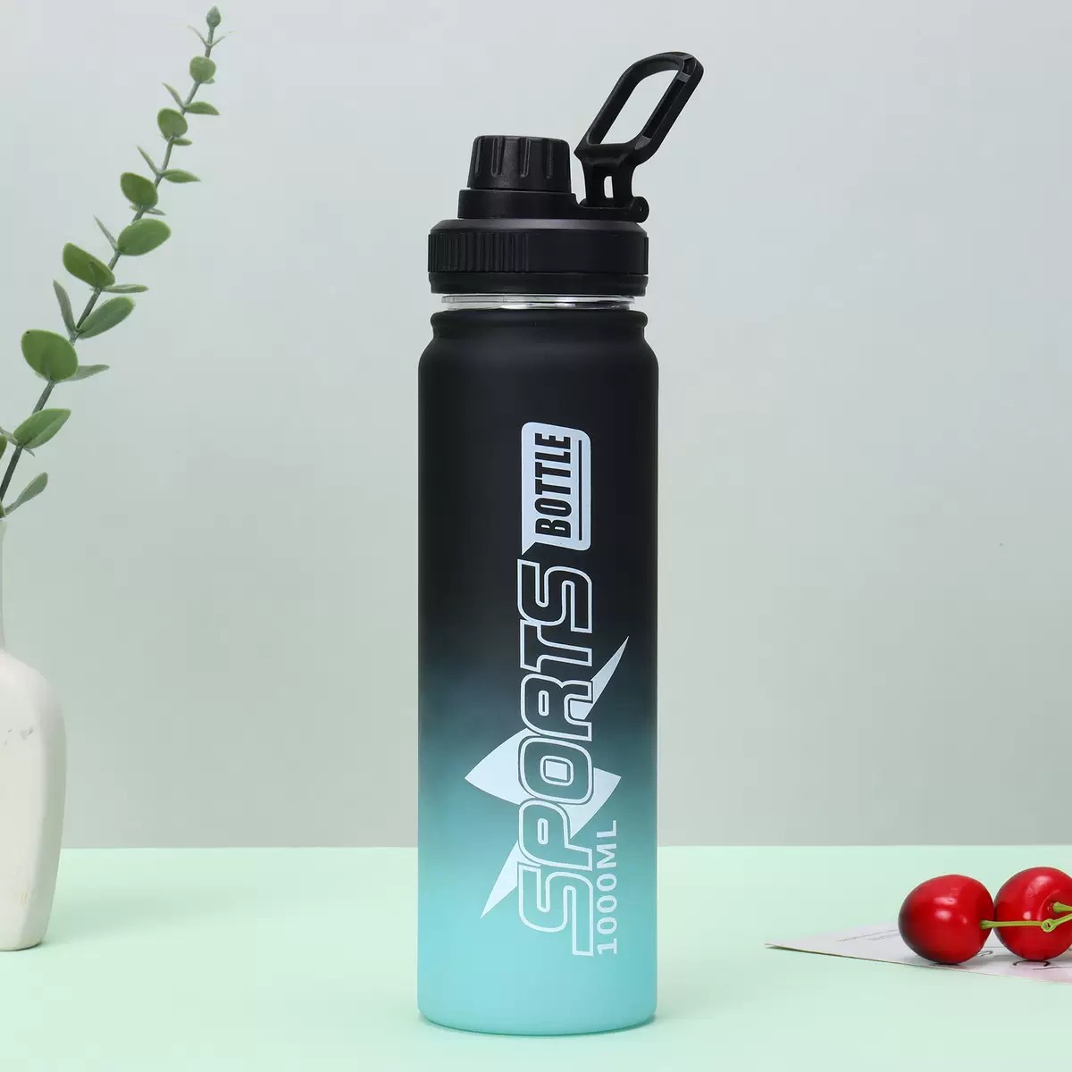 Botella de agua de oficina para estudiantes, plástico resistente al calor