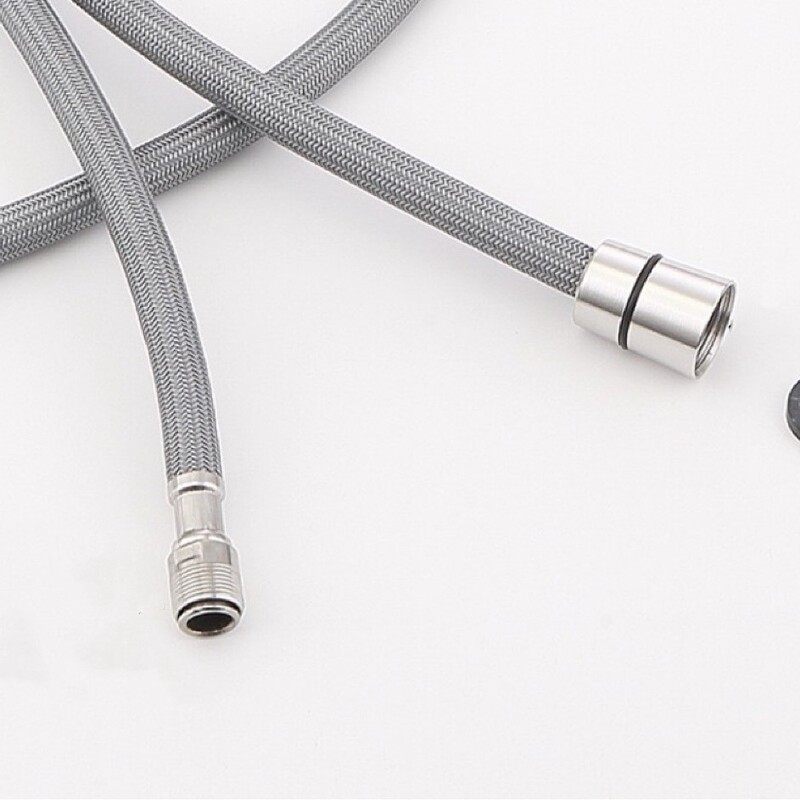Manufacturer Supplies Stainless Steel Shower Hose, Nylon Wire Pull-Out Hose for Hair Salons, Faucet Extension Hose for Washbasins