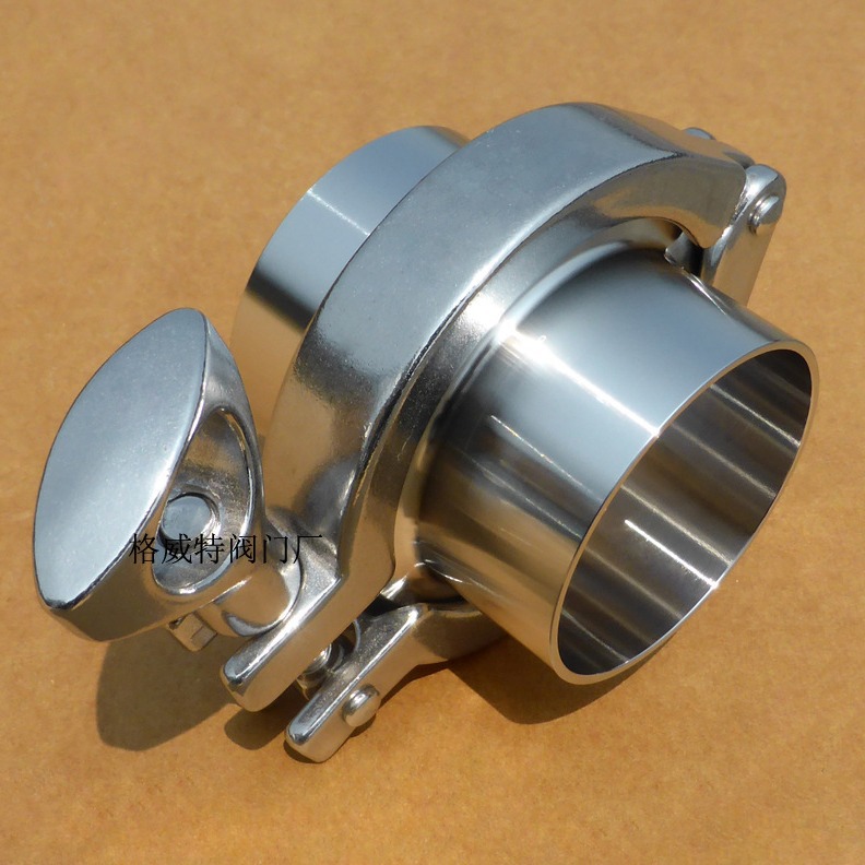 不锈钢卫生级卡箍式快装活接 焊接卡箍接头整套
