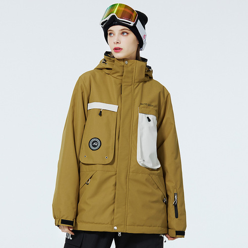 Women's and Men's Skiwear Winter Outdoor Windproof and Warm Thick Single and Double Snowboard Ski Jacket New Arrival