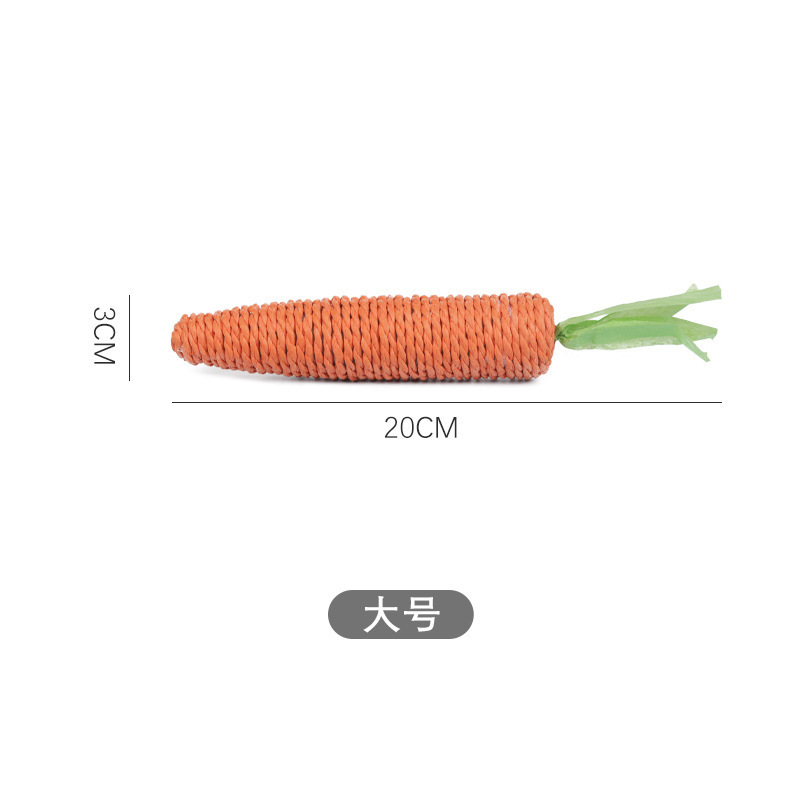큰 당근 물린 조각