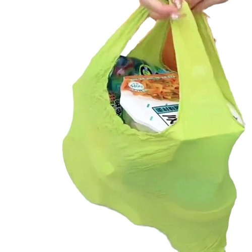 Stretchy Magic Pouch Portable Shopping Bag Extra Large Bubble Bag Large Capacity Pleated Bag High-Quality Eco-Friendly Tote Bag