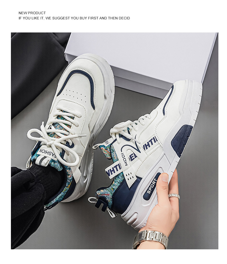 Men's Shoes 2026 New Spring Internet Celebrity Explosion Versatile Leather Casual Board Shoes Student Height Sports Trendy Shoes Men_vogvips.com