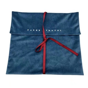 Velvet Envelope Flip Bag Corset Intimates Packaging Cloth Bag Velvet Sweater Environmentally Friendly Packaging Velvet Bag Print