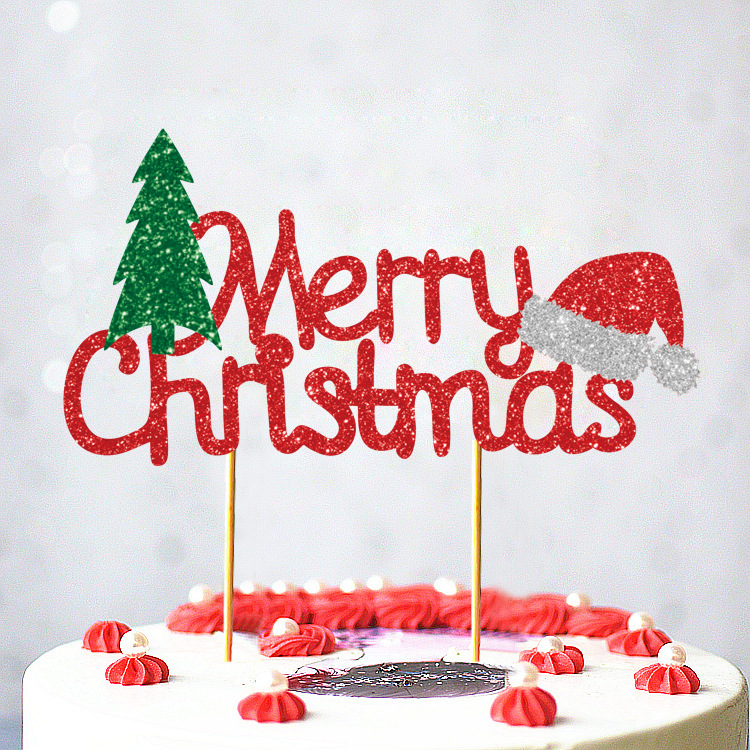 Christmas Letter Paper Party Cake Decorating Supplies 1 Piece display picture 6