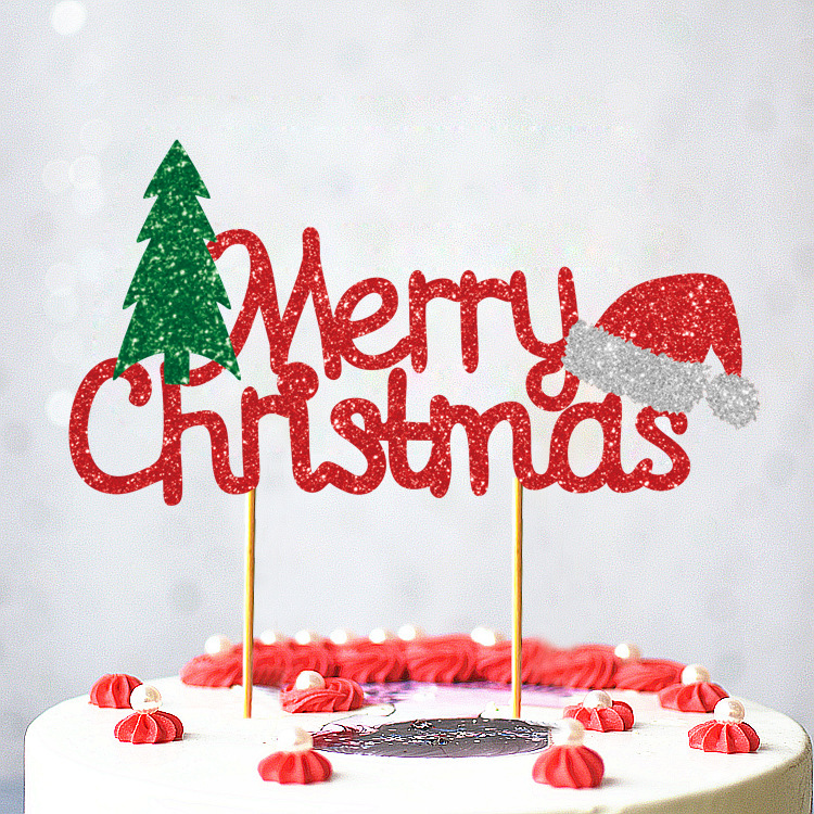 Handmade Craft Christmas Letter Party Cake Decorating Supplies