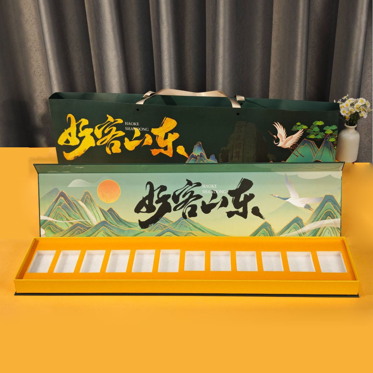 산동/호스피탈리티 산동-빈 상자+핸드백+무작위 인사말 카드