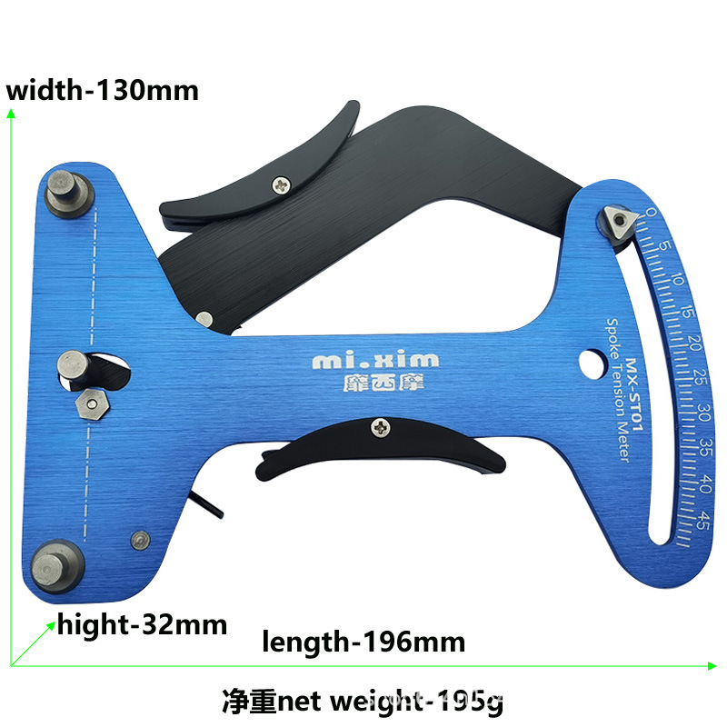mi.xim bicicletas radios tensión medidor herramienta de corrección de anillo conjunto de ruedas de alambre de acero anillo ajuste llave de medición