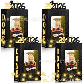跨境新Graduation Centerpieces Picture Box毕业桌面摆件图片盒