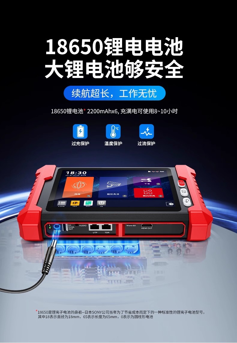 Smart Mouse Nf-Ipc728S Multifunctional Engineering Treasure Network Monitoring Tester Ipc Coaxial Analog High Definition