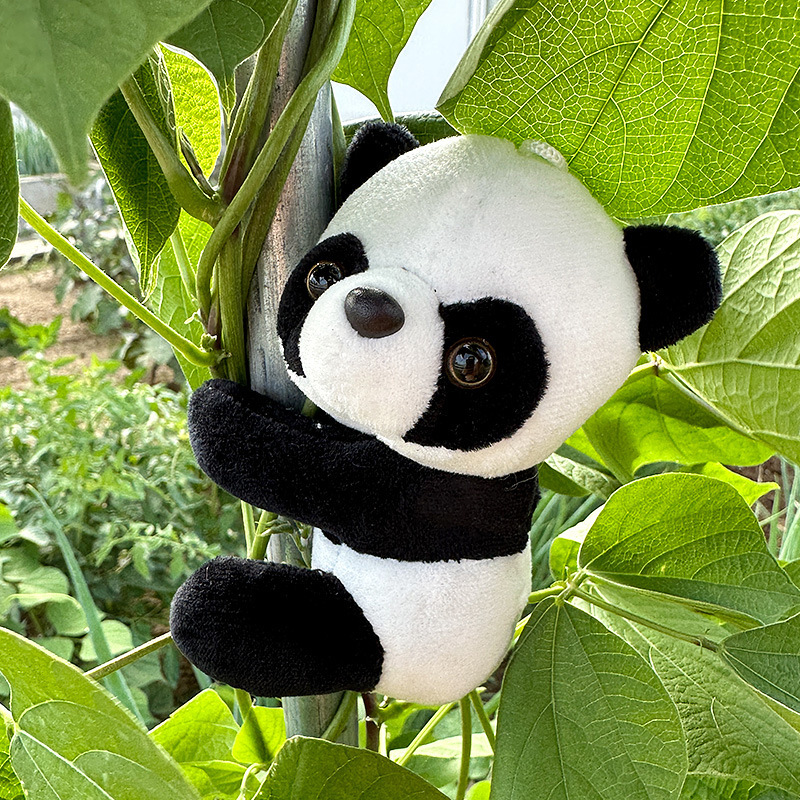 약 10cm 클립 작은 팬더