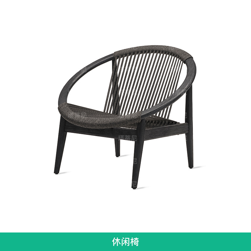 Sofá de patio para exteriores, resistente al agua y al sol, muebles de ocio para hoteles y resorts, sofá de teca para terraza y jardín.