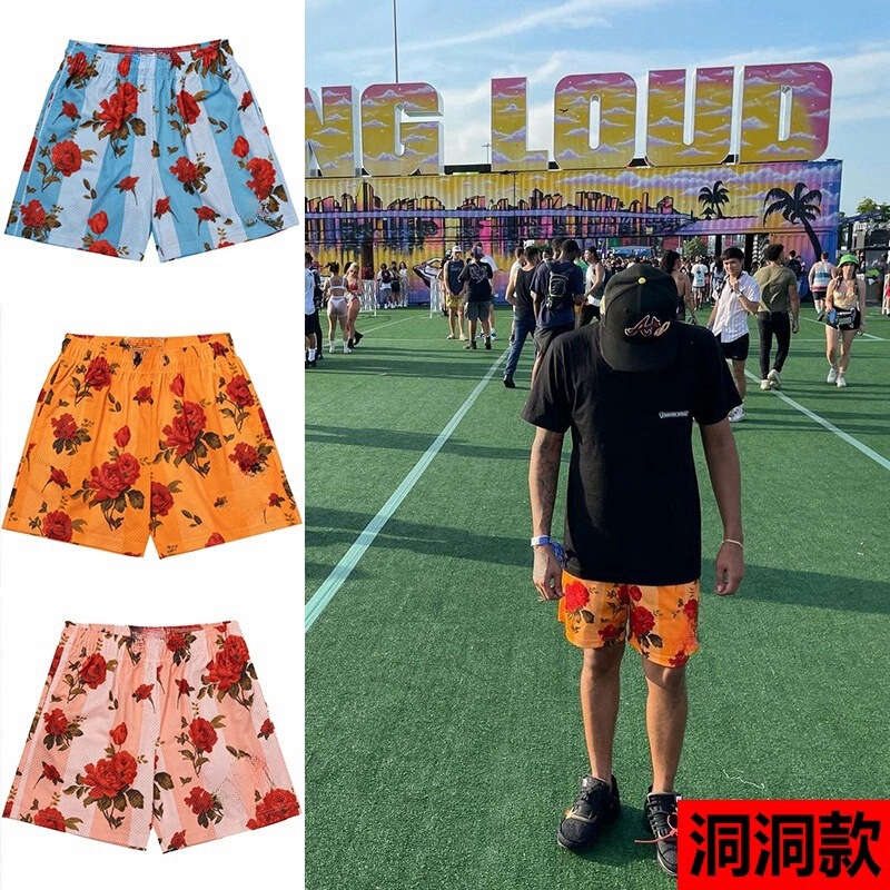 Trendy Casual Shorts for Fitness, Unisex, Muscle Sports, American Style, Mesh Breathable, Quick-Drying, Aliexpress Cross-Border Exclusive