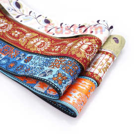 涤纶电脑提花织带 民族风紧致刺绣裤边袖边彩色织带汉服窗帘辅料