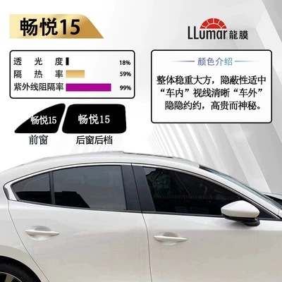 Automotive Film, sun protection, explosion-proof, privacy and heat - default-item-changyue-15medium-black-side-panel-back-panel-90-choice
