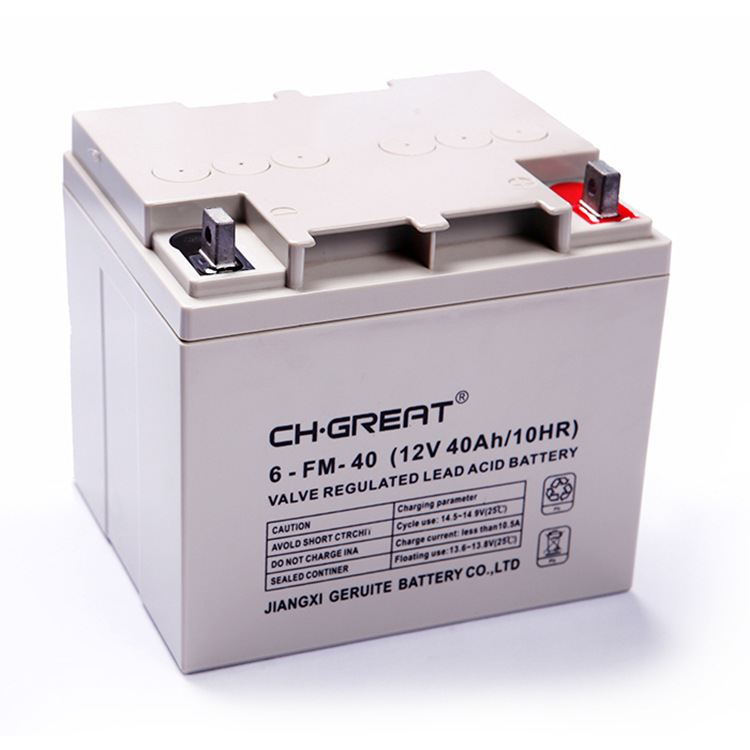 格瑞特蓄电池6-FM-40阀控式铅酸电池12V40AH电梯消防应急