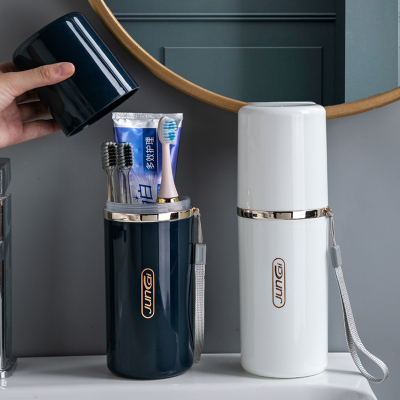 Travel toothbrush holder, oral care cup, student toothpaste storage box, large size tooth cup, large mouth wash cup set, portable tooth brushing cup