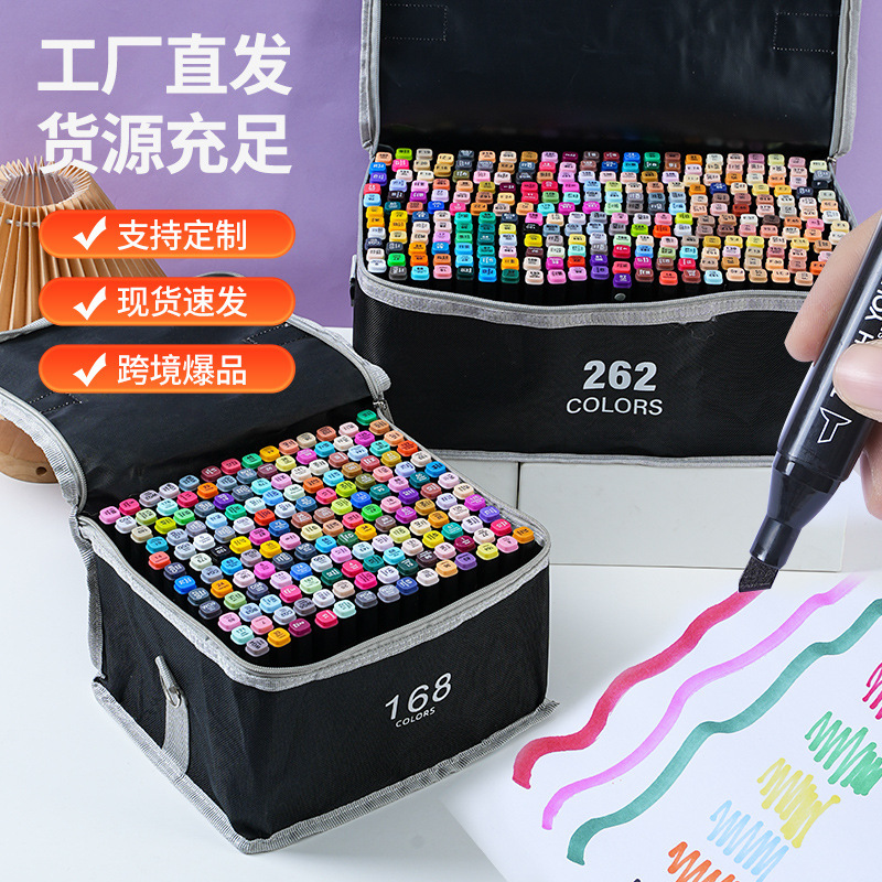 Wholesale touch children's marker pen 48 color master double head art special drawing tools color pen manufacturers direct supply Wholesale touch children's marker pen 48 color master double head art special drawing tools color pen manufacturers direct supply
