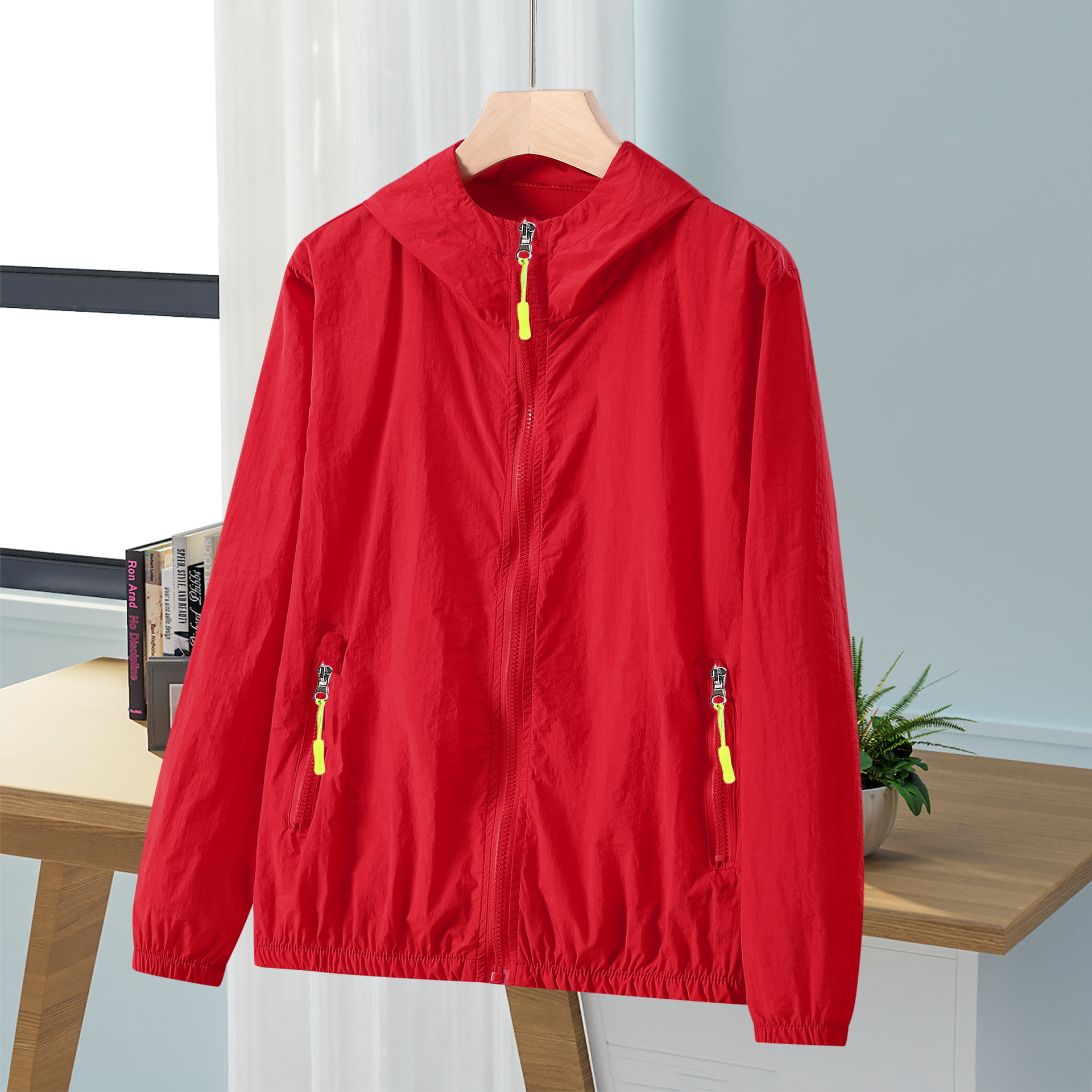 Summer New Men's Loose Large Size Sun Protection Clothing Fashionable Young Couple Breathable Skin Clothing Outdoor Anti-Mosquito Top