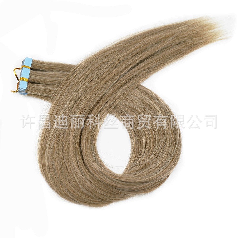 Tape In Extensions Película europea y americana pelucas de cabello para mujeres naturales invisibles sin marcas fibra química viscose cabello