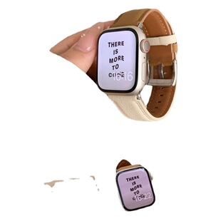 Ремешок из овчины цвета Litchi Star для Apple Watch iwatch Унисекс Браслет