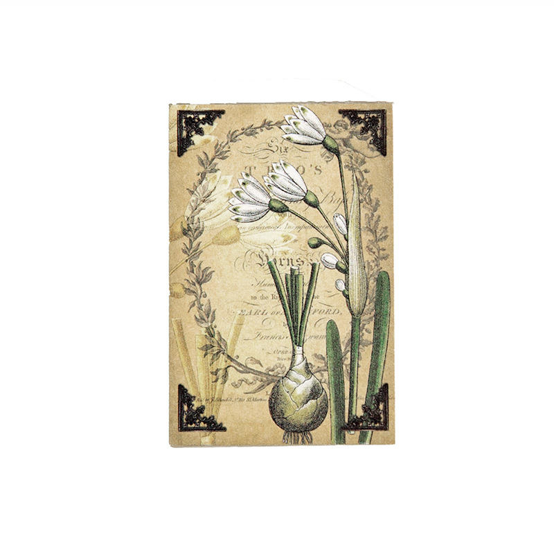 Yanji material libro fresco y retro mano cuenta Collage DIY material de fondo decorativo papel