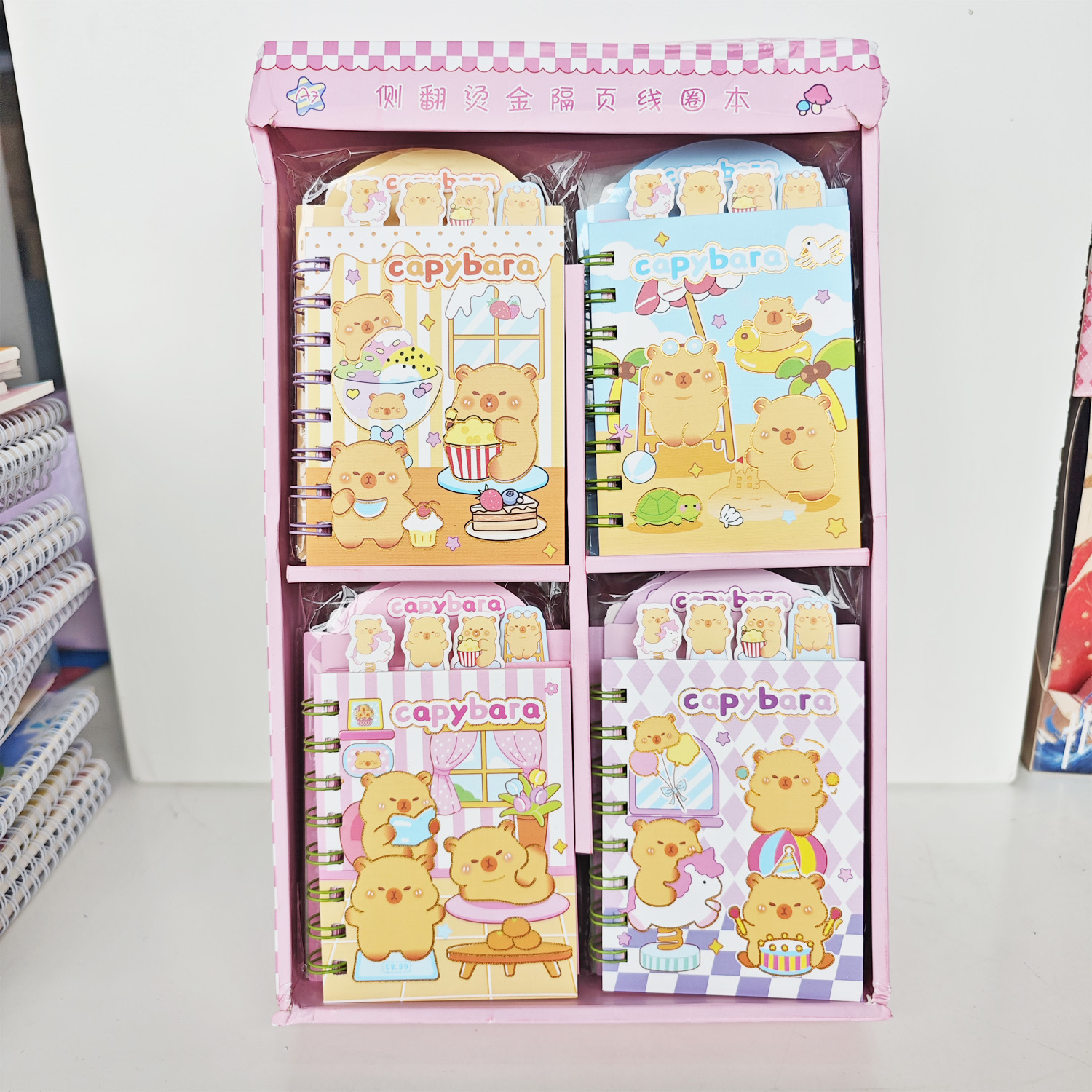 Creativo nuevo libro de círculo de línea Stitch de dibujos animados de alto valor Stitch libro de cuentas portátil para estudiantes al por mayor