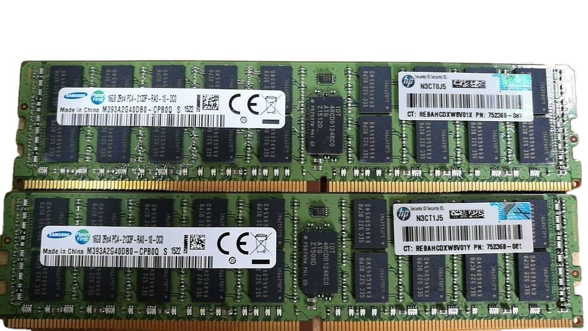 Оригинал 726719-B21 752369-081 16G DDR4 2133 ECC REG серверная память