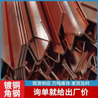 厂家直发 镀铜包钢接地 低电阻耐腐蚀光伏风电用50*50*5镀铜角钢
