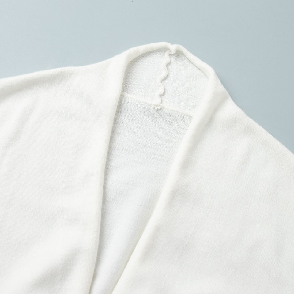 Bộ đầm dài kèm áo cardigan dệt kim dài tay nữ — Màu cà phê đậm, Màu hồng, Màu trắng, Màu xám chi tiết 28