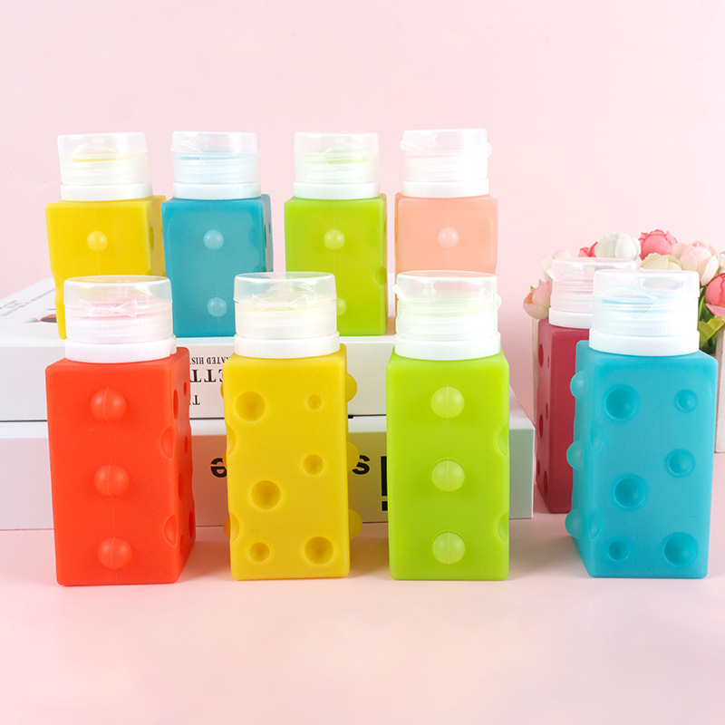 奶酪硅胶分装瓶60ml90ml软管挤压瓶洗发水沐浴露身体乳护手霜小样