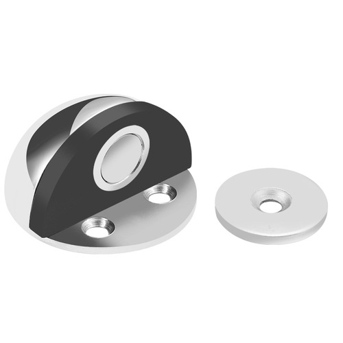 304 stainless steel turtle top door stopper with magnetic no-punch floor door bumper rubber semi-circle anti-collision floor stopper invisible door stop