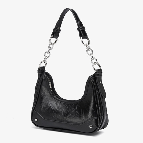 Women's Underarm Bag Summer 2024 New Arrival Trendy High-End Unique Chain Fashion Commuter Croissant Bag
