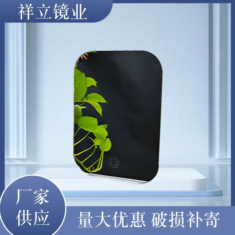 Минималистичный квадратный зеркало HD одностраничная наклейка для домашнего макияжа зеркало стеклянные линзы для гостиной спальня зеркало для ванной оптом