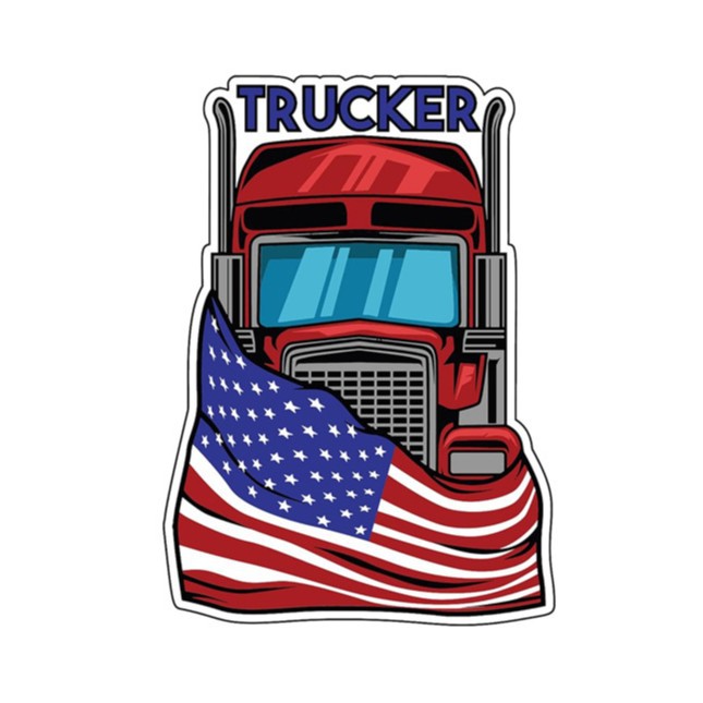美国国旗卡车乙烯基贴纸适用于汽车、卡车、笔记本电脑